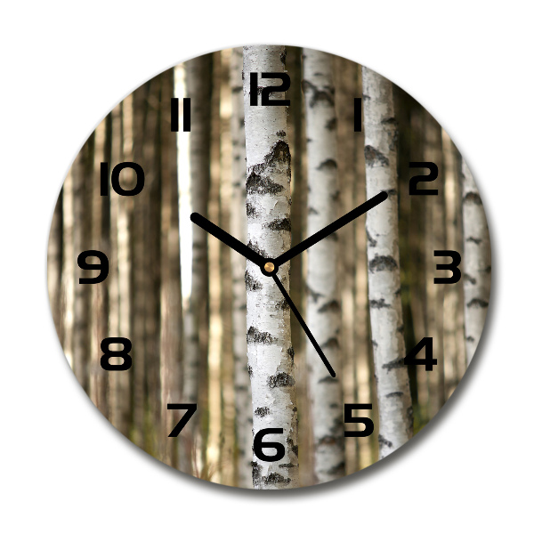 Round wall clock Birch