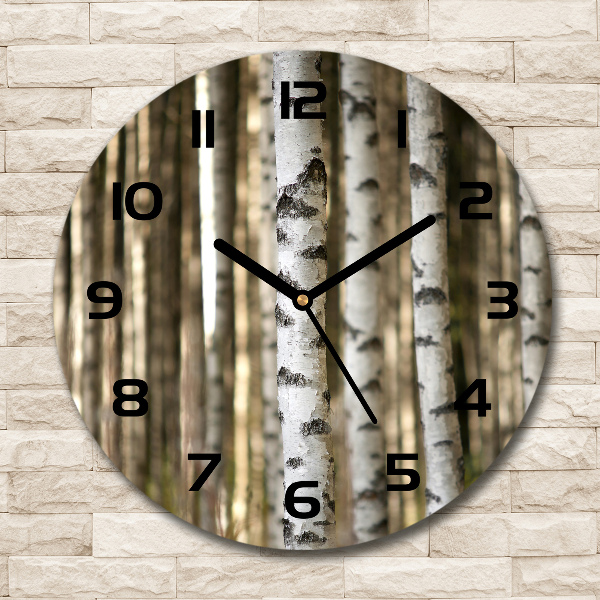 Round wall clock Birch