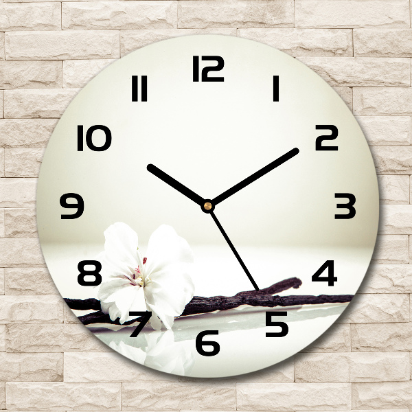 Round wall clock Vanilla chick