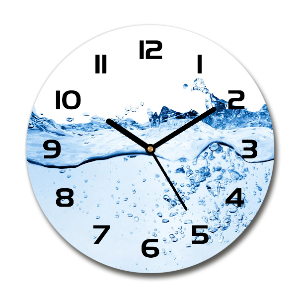 Round wall clock Water