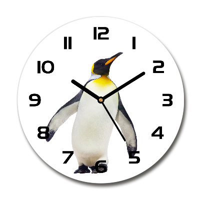 Round wall clock Penguin