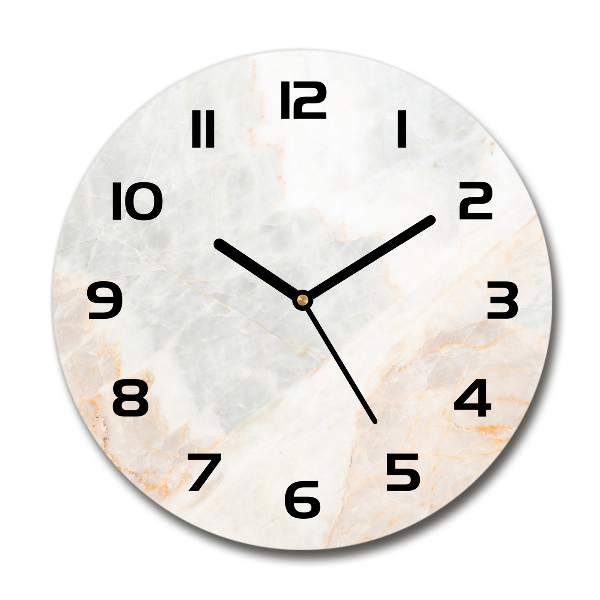 Round wall clock Marble