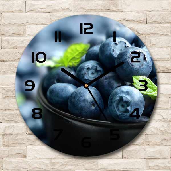 Round wall clock Berries