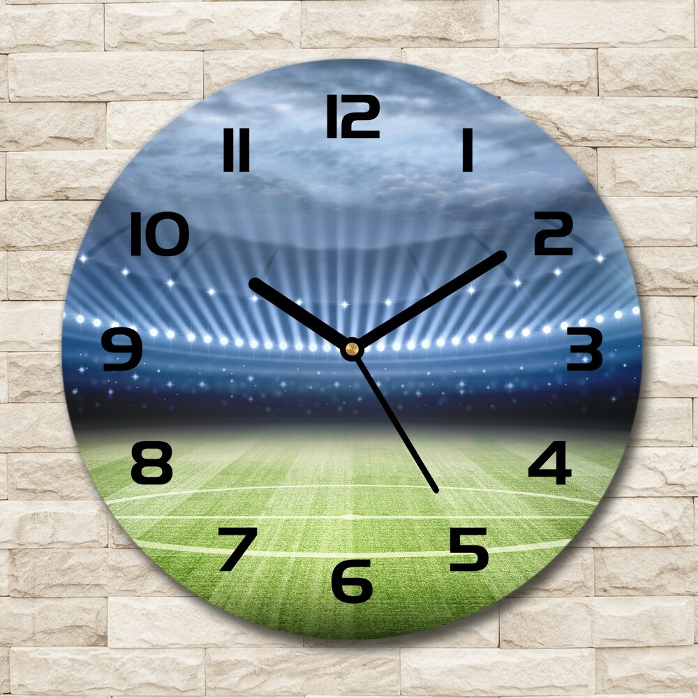 Round wall clock Stadium