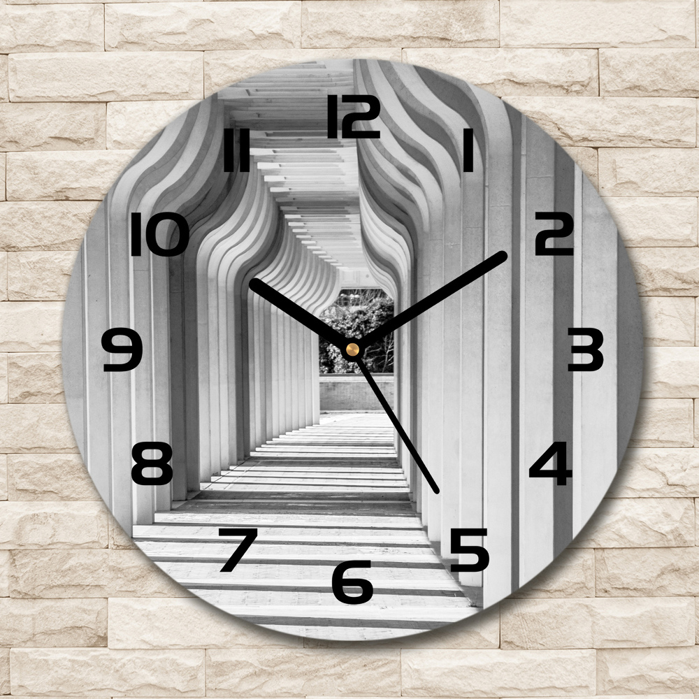 Round wall clock Corridor