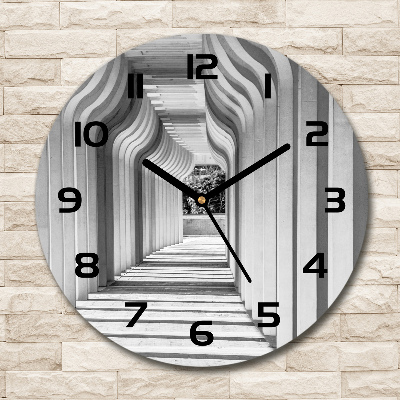 Round wall clock Corridor