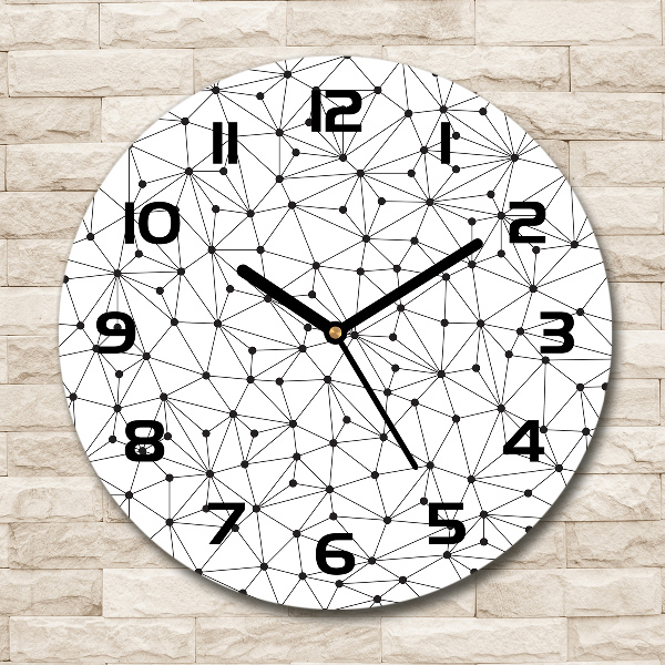 Round wall clock Lines and circles