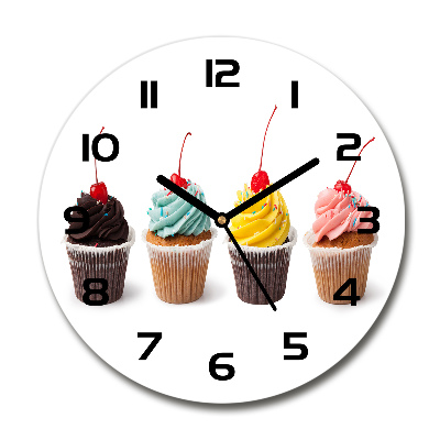 Round wall clock Cupcakes