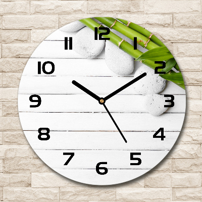 Round wall clock Bamboo