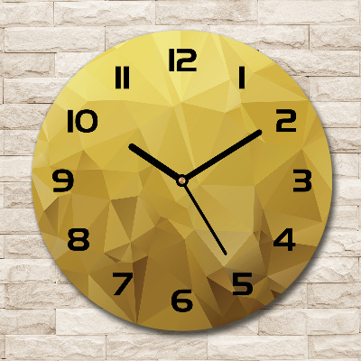 Round wall clock Abstraction Background