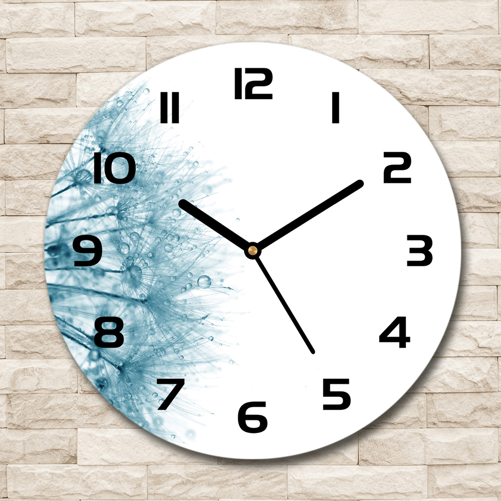 Round wall clock Dandelion