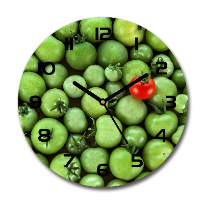 Round wall clock Mature tomato