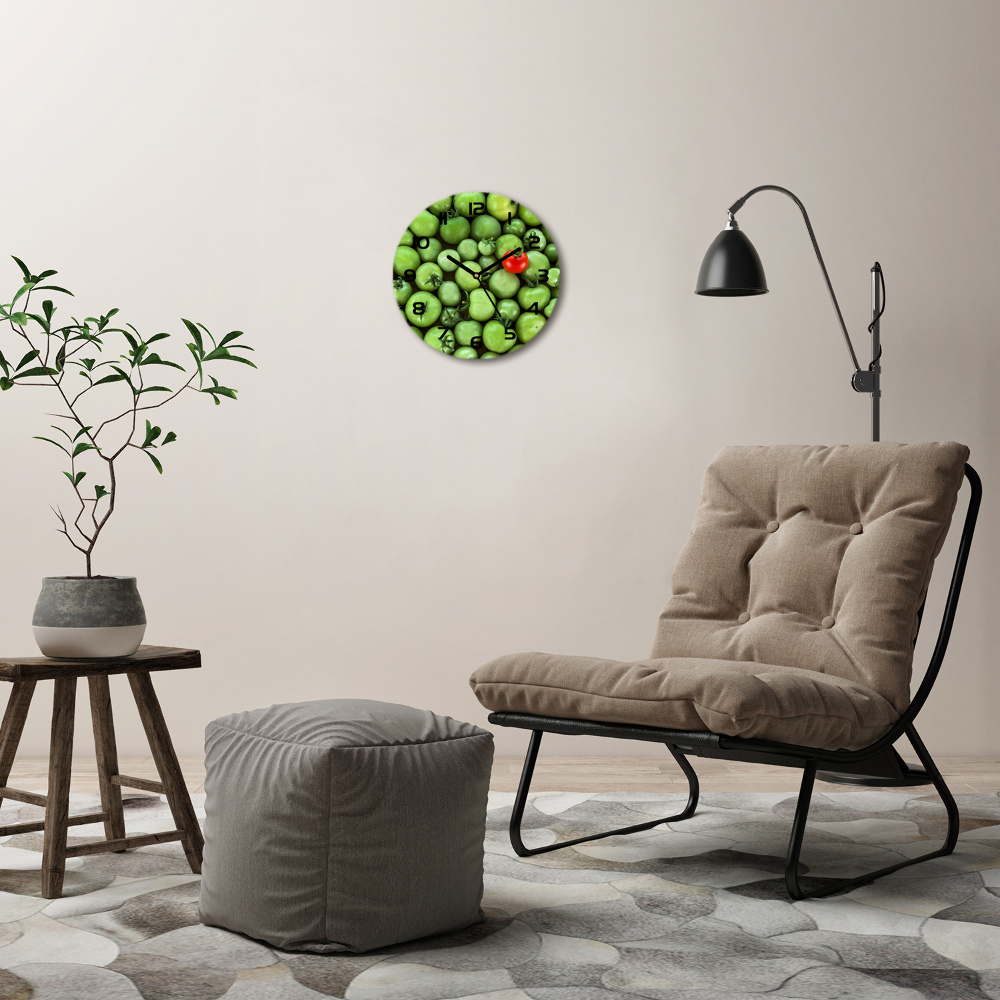 Round wall clock Mature tomato