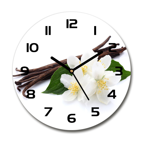 Round wall clock Jasmine and vanilla