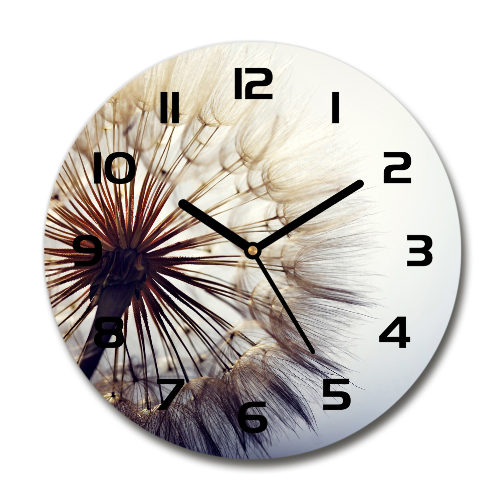 Round wall clock Dandelion