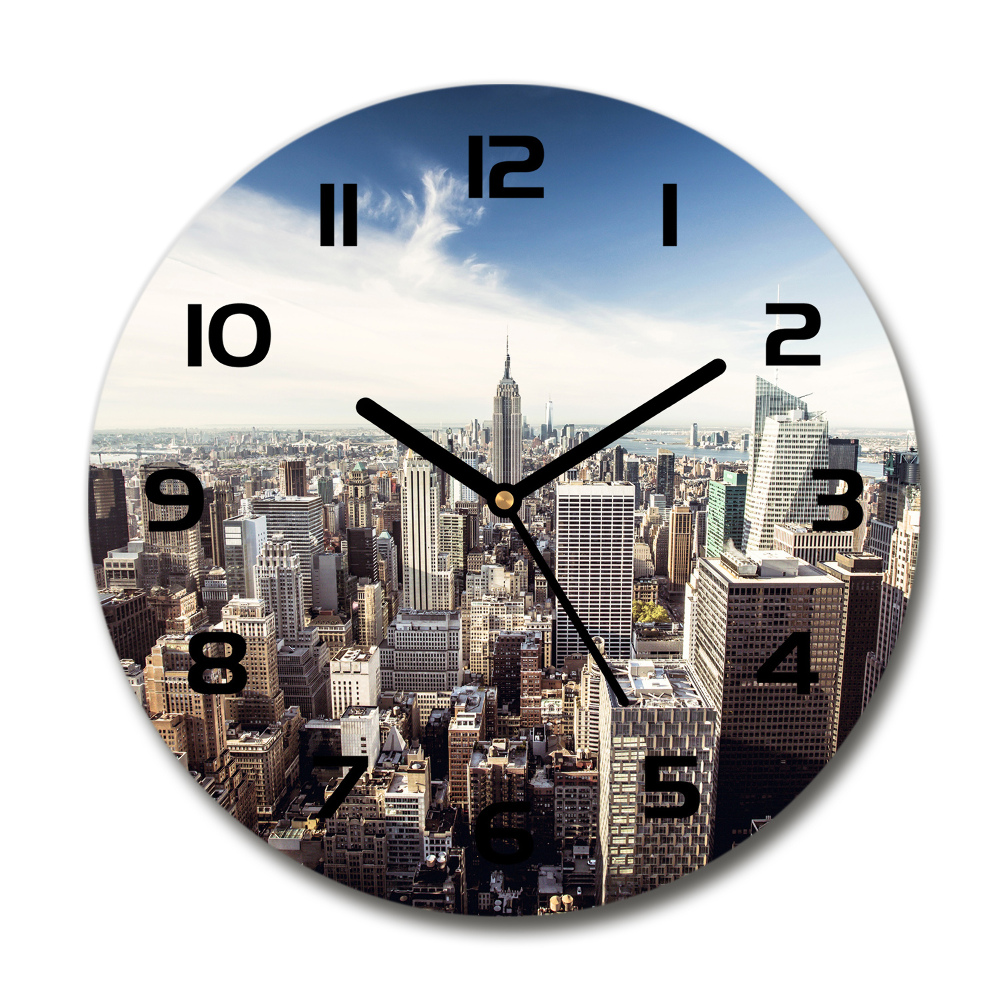 Round wall clock New York