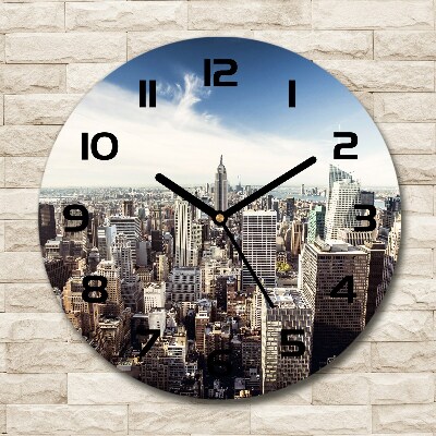 Round wall clock New York