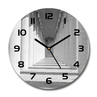 Round wall clock Corridor