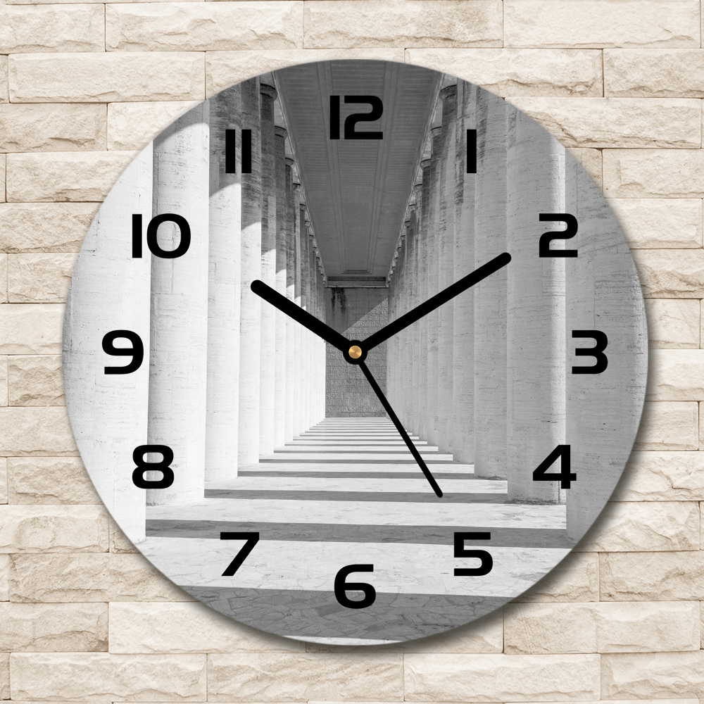 Round wall clock Corridor