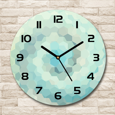 Round wall clock Abstraction Background