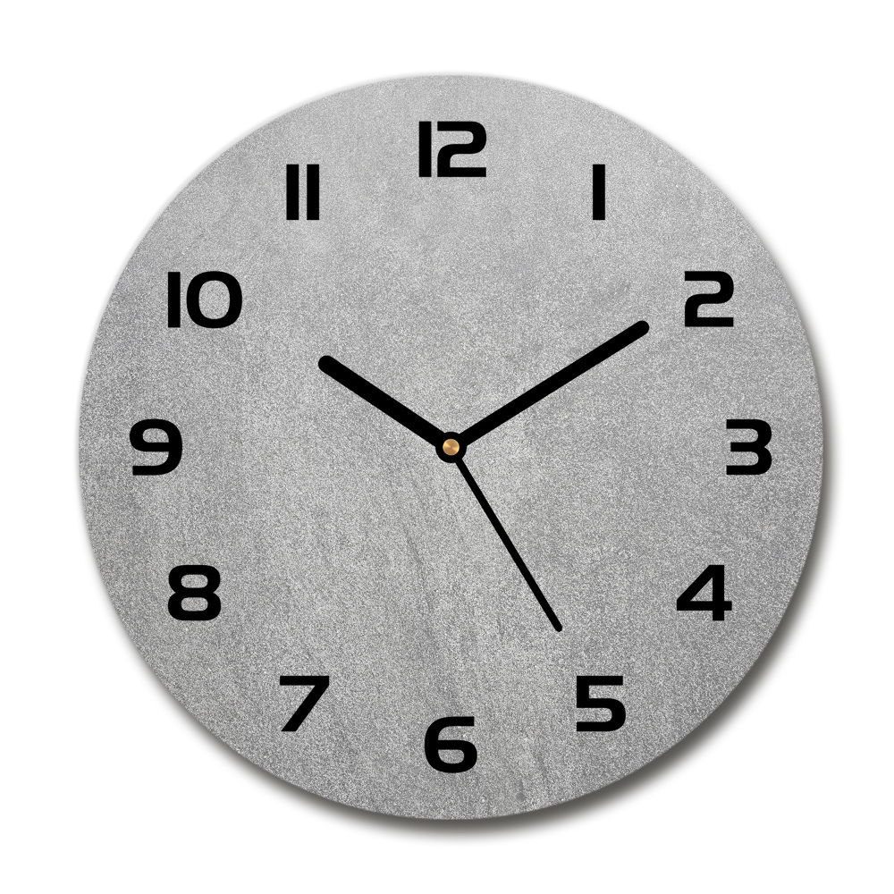 Round wall clock Gray wall