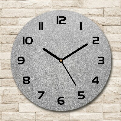 Round wall clock Gray wall