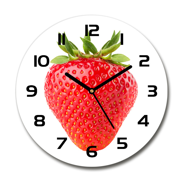 Round wall clock Strawberry