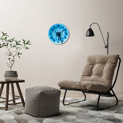 Round wall clock Dandelion