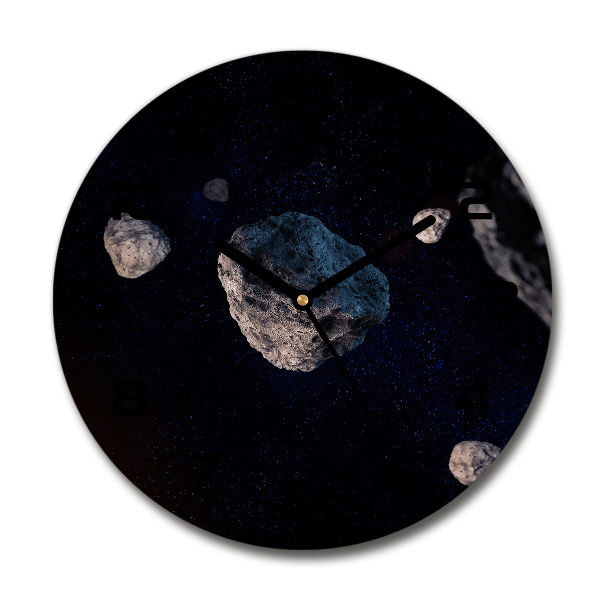 Round wall clock Meteors