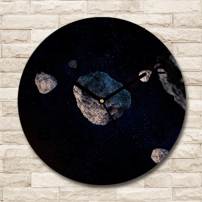 Round wall clock Meteors