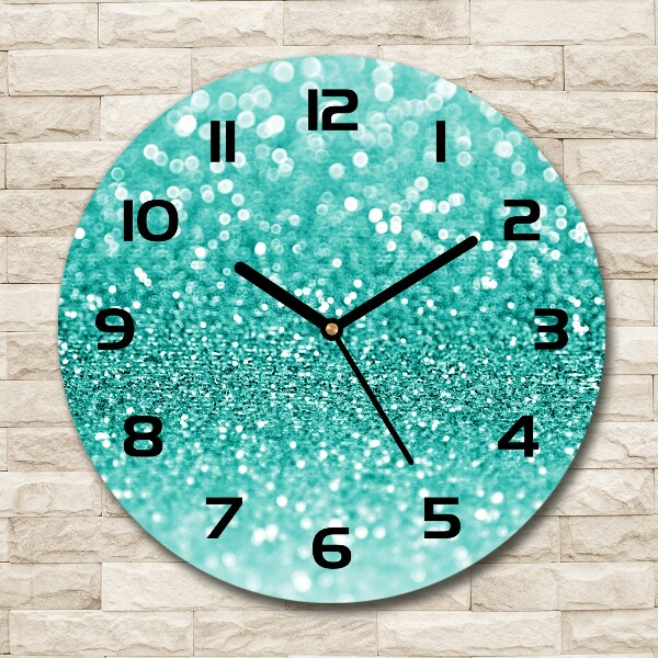 Round glass clock Frippery