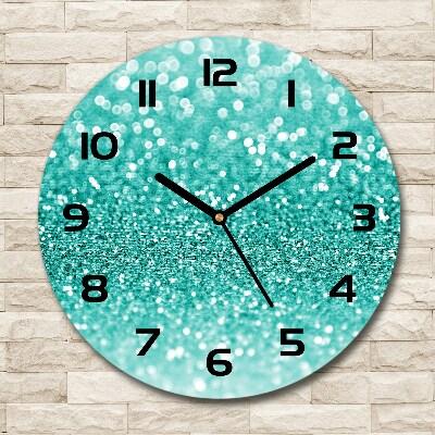 Round glass clock Frippery