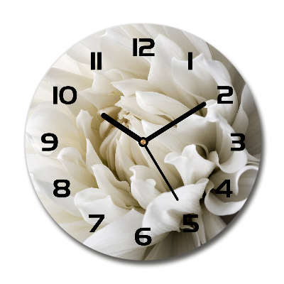 Round wall clock White Dalia