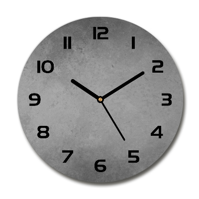 Round wall clock Concrete background