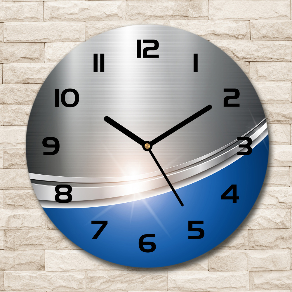 Round wall clock Metal abstraction