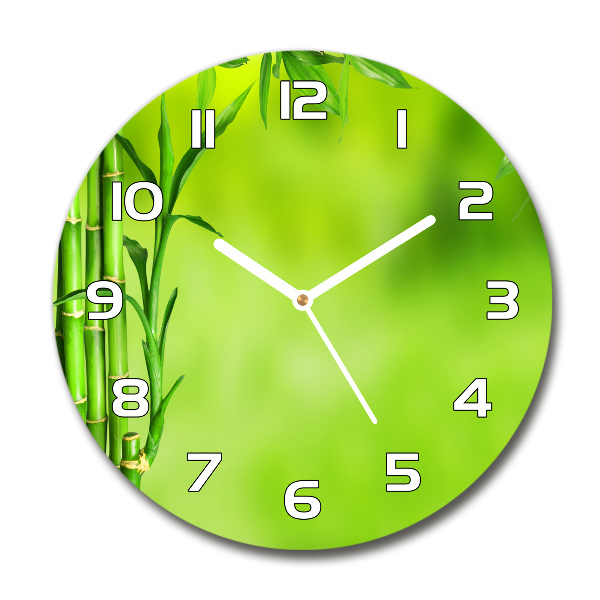 Round wall clock Bamboo