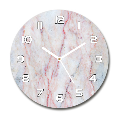 Round wall clock Marble