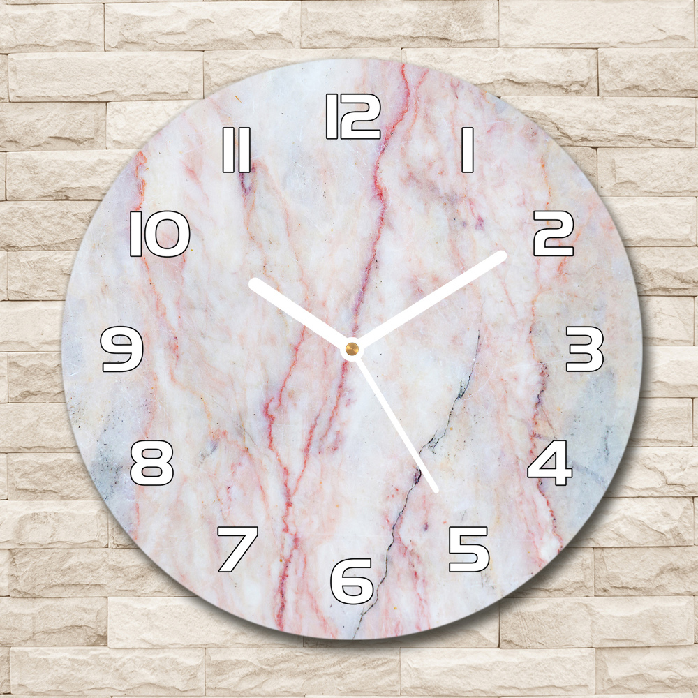 Round wall clock Marble