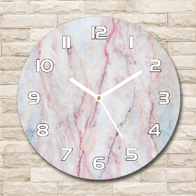 Round wall clock Marble