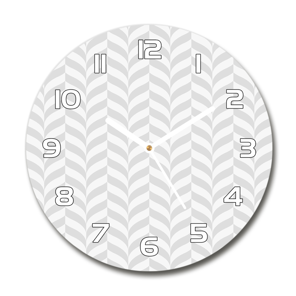 Round wall clock Geometric background