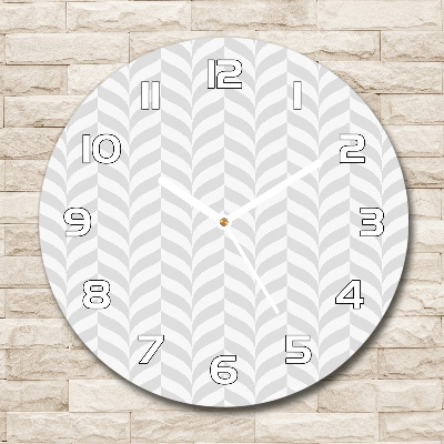 Round wall clock Geometric background