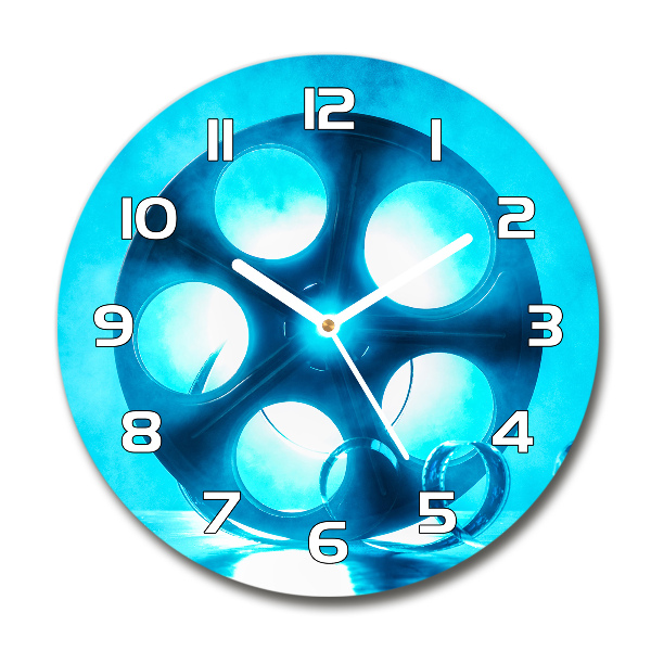 Round wall clock Film roll