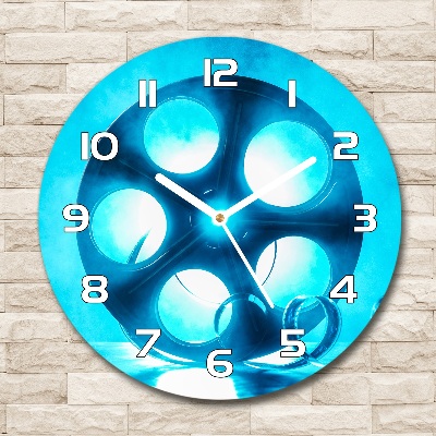 Round wall clock Film roll