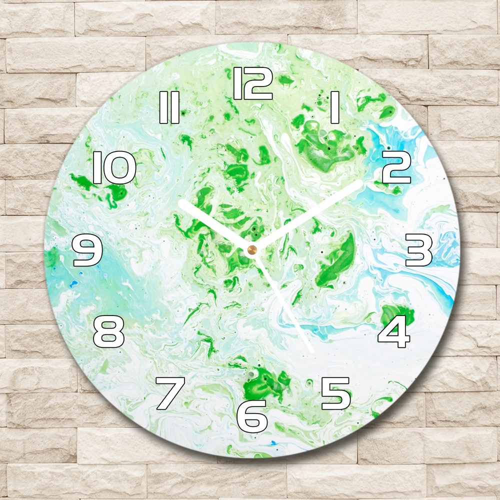 Round wall clock Abstract background