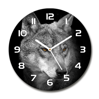 Round wall clock Wolf