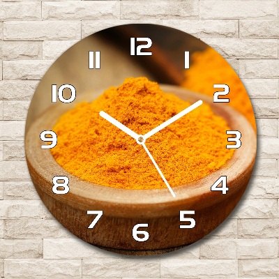 Round wall clock Turmeric seasoning