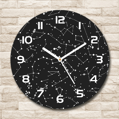 Round wall clock Constellation