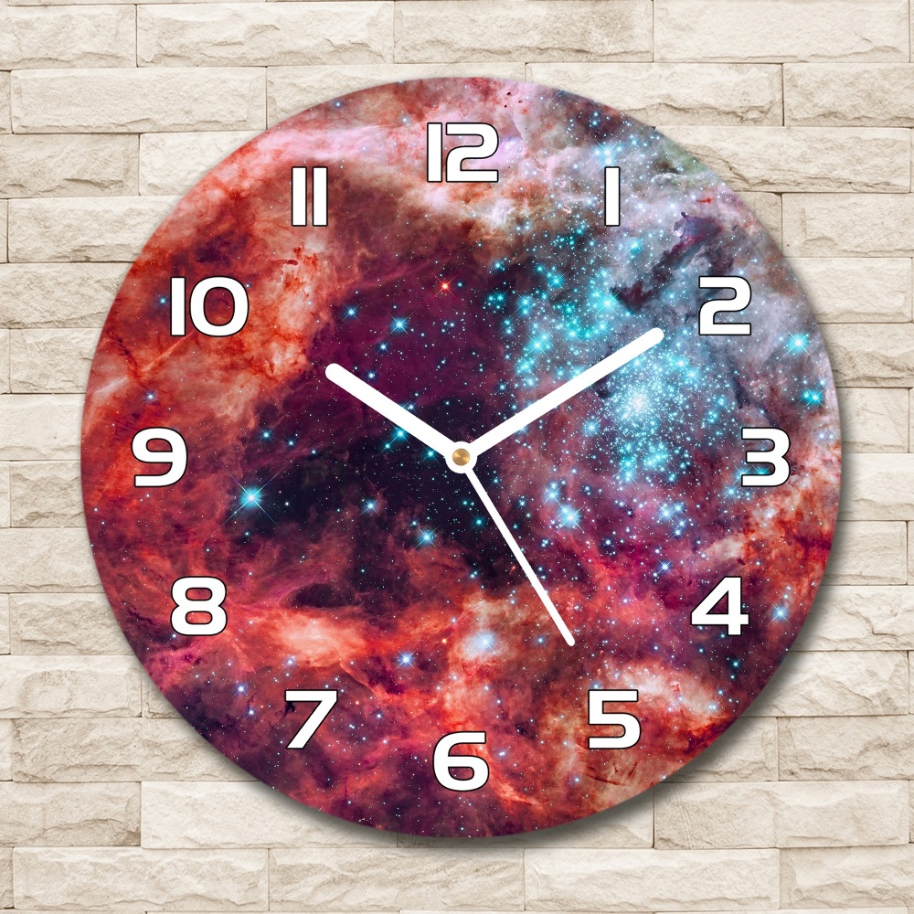 Round wall clock Magellan cloud