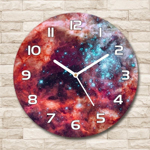 Round wall clock Magellan cloud