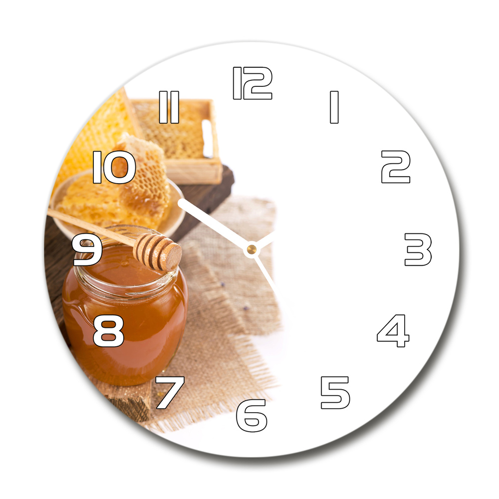 Round wall clock Honey